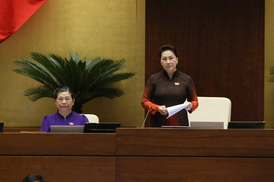 Chủ tịch Quốc hội Nguyễn Thị Kim Ngân. Ảnh Như Ý