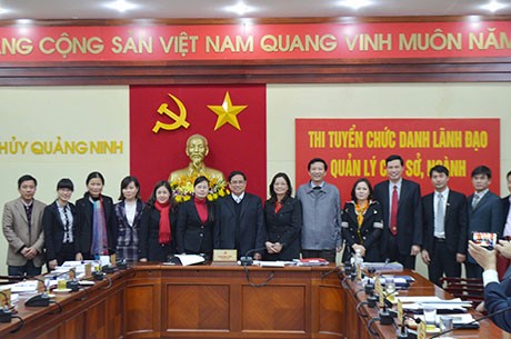 Quảng Ninh là một trong số các địa phương thi tuyển cán bộ lãnh đạo. Ảnh QN