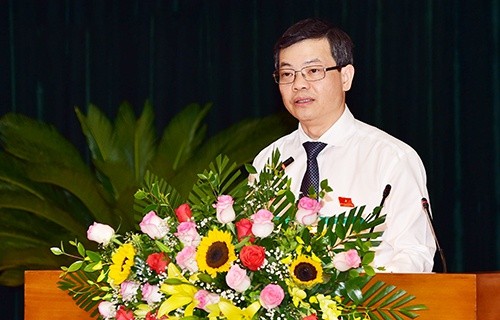 Ông Nguyễn Văn Sơn được bầu giữ chức Chủ tịch UBND tỉnh Tuyên Quang nhiệm kỳ 2016-2021. Ảnh: Báo Tuyên Quang.