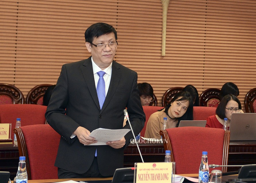 Quyền Bộ trưởng Bộ Y tế Nguyễn Thanh Long. 