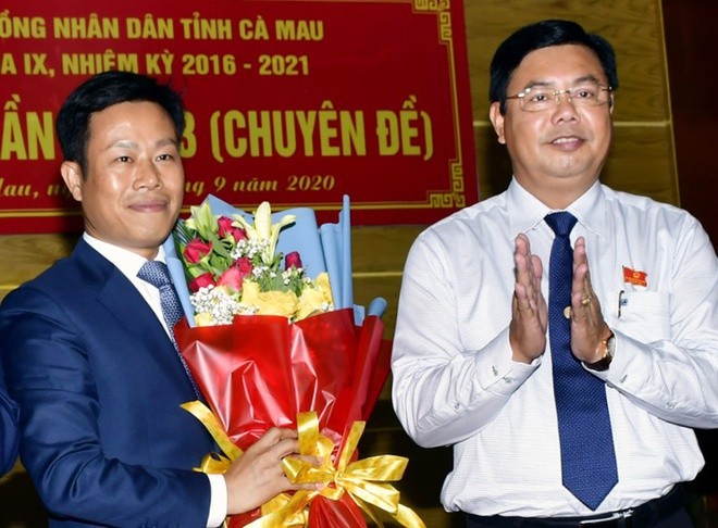 Ông Lê Quân chuyển sinh hoạt từ Đoàn đại biểu Quốc hội thành phố Hà Nội đến Đoàn đại biểu Quốc hội tỉnh Cà Mau. Ảnh IT
