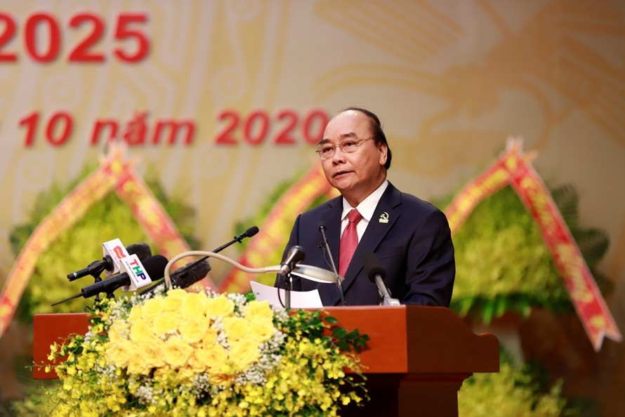 Thủ tướng Nguyễn Xuân Phúc phát biểu chỉ đạo Đại hội 
