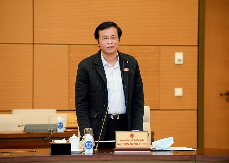 Tổng thư ký Nguyễn Hạnh Phúc. Ảnh QH