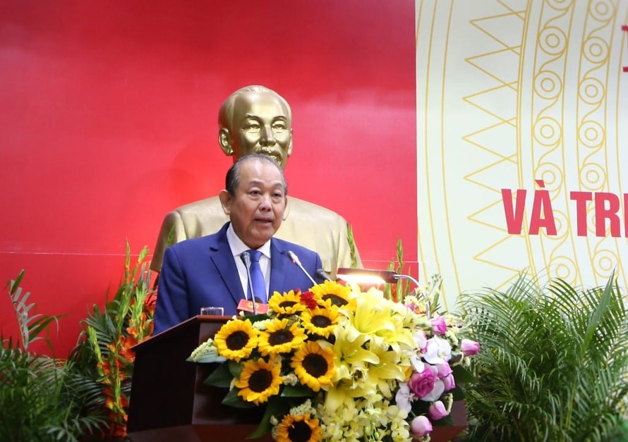 Phó Thủ tướng Thường trực Chính phủ Trương Hòa Bình. Ảnh PV