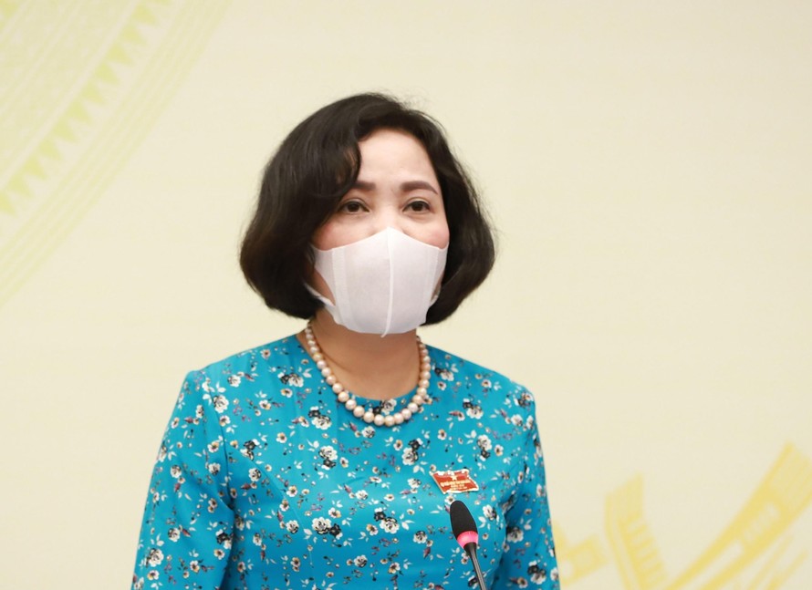 Bà Nguyễn Thị Thanh, Trưởng Ban Công tác Đại biểu. Ảnh Như Ý