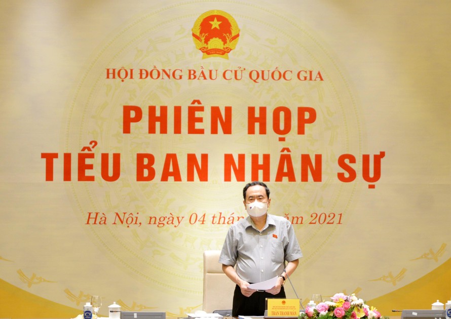 Phó Chủ tịch Thường trực Quốc hội Trần Thanh Mẫn phát biểu tại phiên họp