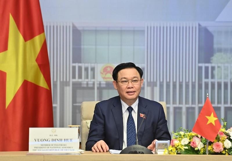 Chủ tịch Quốc hội Vương Đình Huệ, Trưởng Đoàn đại biểu cấp cao Quốc hội Việt Nam dự Đại hội đồng AIPA-42. 