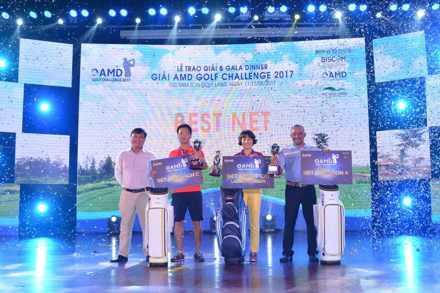 Bất ngờ ngôi Á quân giải AMD Golf Challenge 2017