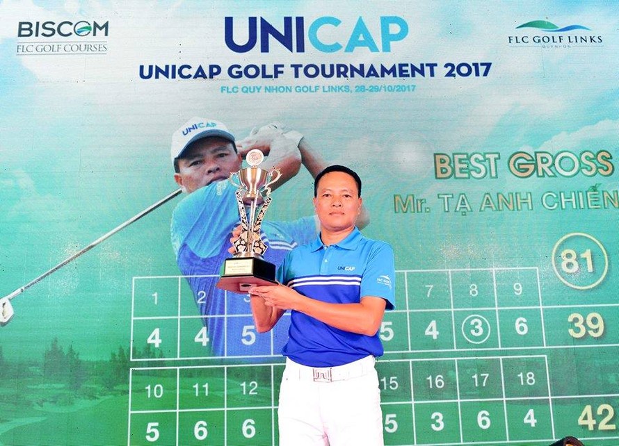 Golfer Tạ Anh Chiến trở thành nhà vô địch Unicap Golf Tournament mùa đầu tiên.