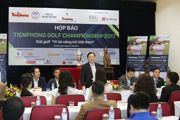 Toàn cảnh buổi họp báo Golf Tiền Phong Championship 2017 