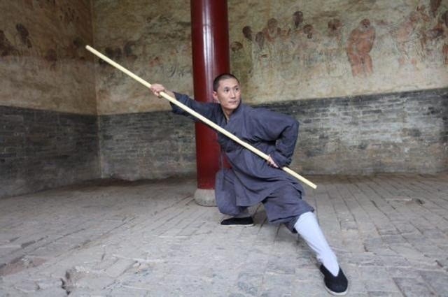 Hu Yafei tập luyện võ Thiếu Lâm trong một thời gian dài