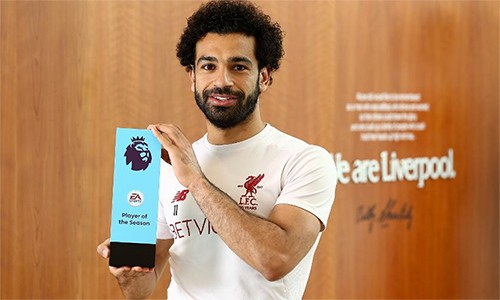 'Sát thủ' Salah đoạt giải Cầu thủ xuất sắc nhất Ngoại hạng Anh