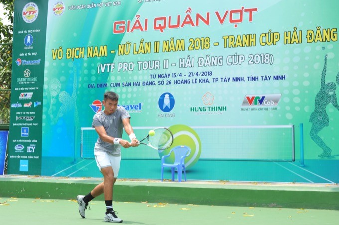 Tay vợt Hoàng Nam lần đầu đấu quần vợt nhà nghề tại quê nhà