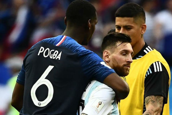 Tin nhanh World Cup: Thua tuyển Pháp, Messi đề nghị mua Pogba