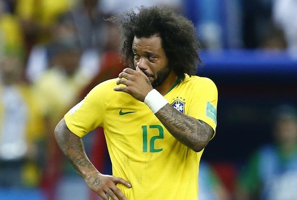 Marcelo 'đau ruột thắt gan' khi Brazil bị loại khỏi World Cup