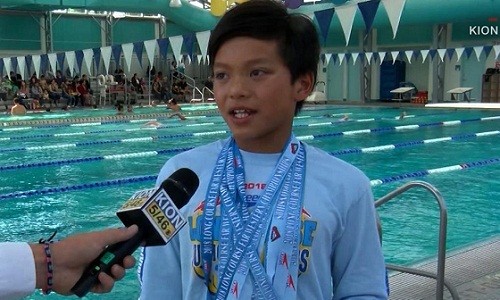 'Siêu nhân' 10 tuổi xô đổ kỷ lục của Michael Phelps