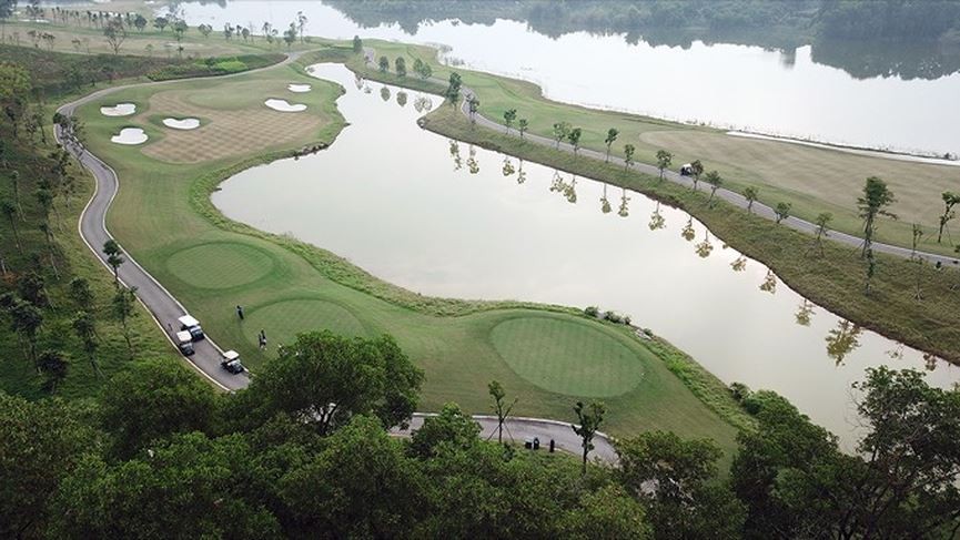 Sân Kings Course- địa điểm thi đấu chính của Tiền Phong Golf Championship 2018