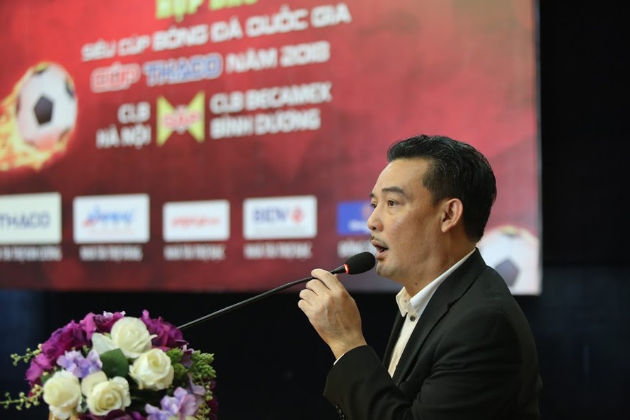 Chủ tịch CLB Hà Nội Nguyễn Quốc Hội 