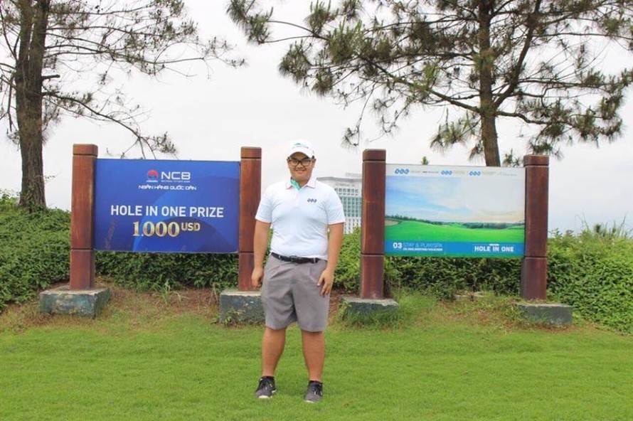 Golfer nhí Đặng Lê Huy xuấ sắc ghi HIO tại FLC Hanoi Junior Golf Tour 2019