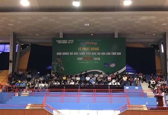 Phát động Giải Bóng rổ học sinh tiểu học Hà Nội năm 2019