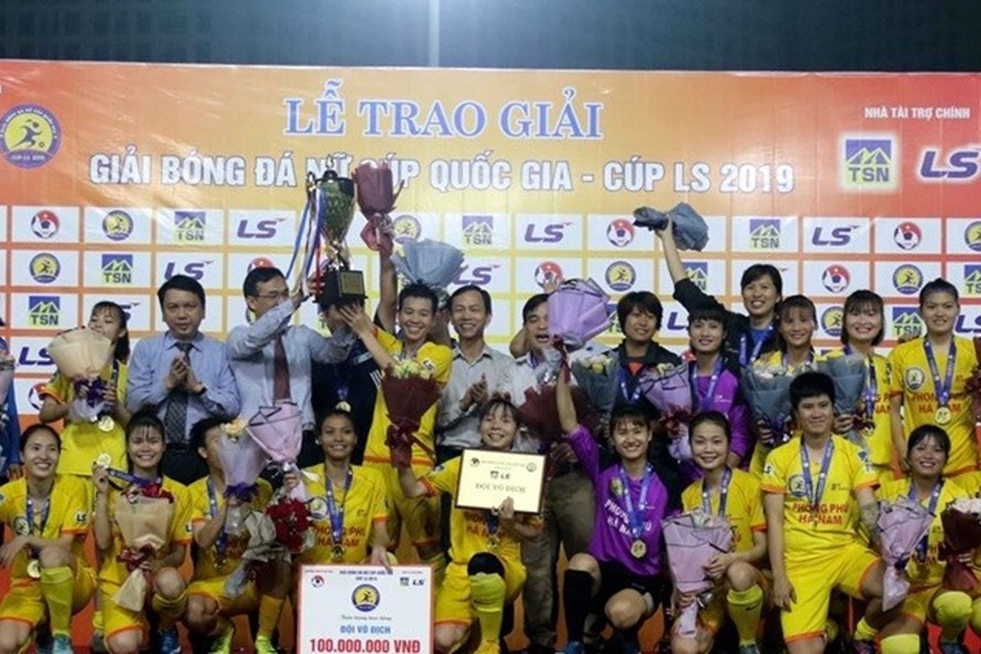 Phong Phú Hà Nam vô địch giải bóng đá nữ Cúp Quốc gia