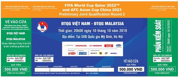 VFF khẳng định bán vé vòng loại World Cup 2022 minh bạch