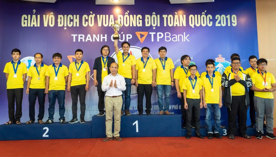 Giải cờ vua đồng đội toàn quốc 2019: TPHCM thắng lớn