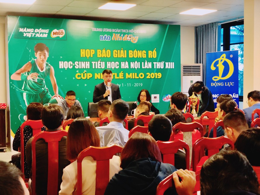 Giải Bóng rổ học sinh tiểu học Hà Nội 2019 đạt kỷ lục số đội tham dự