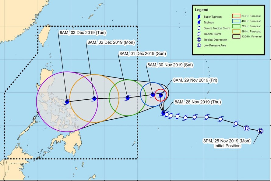 Đoàn Việt Nam dự SEA Games đổi lịch trình bay vì siêu bão Kammuri