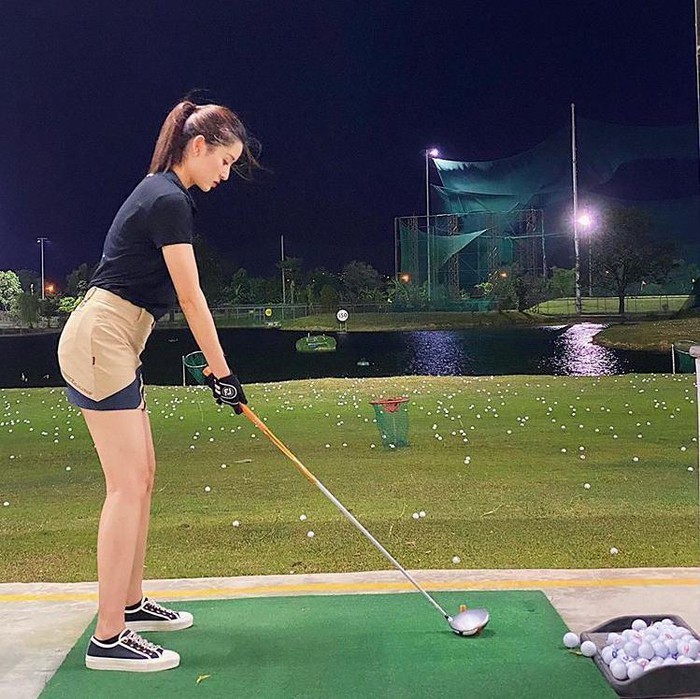 Á hậu Huyền My: ‘Golf giúp tôi rèn tính kiên trì, vóc dáng thon gọn’
