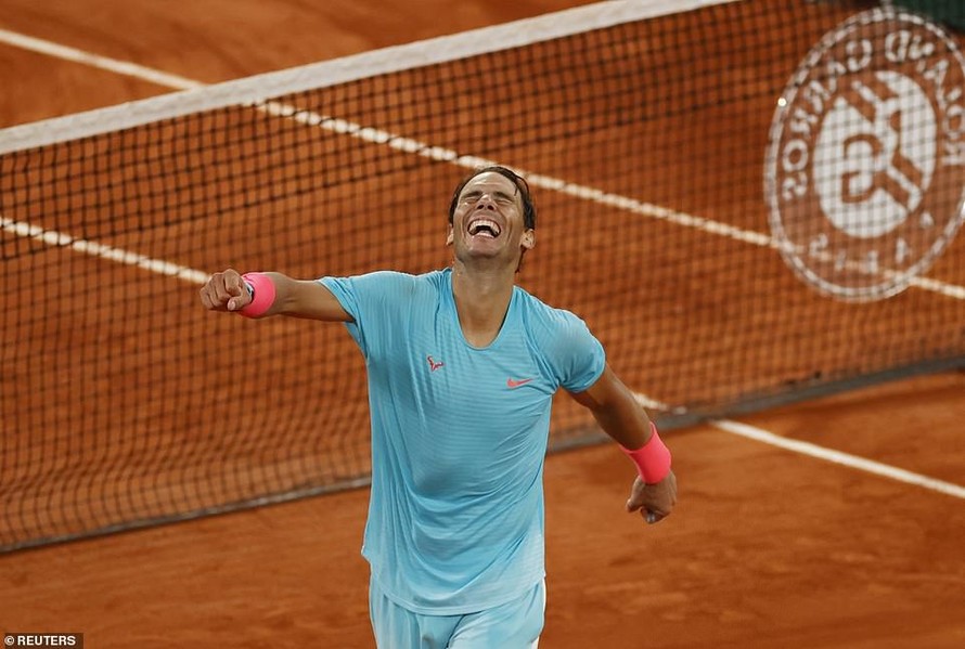Rafael Nadal lần thứ 13 vô địch Pháp Mở rộng