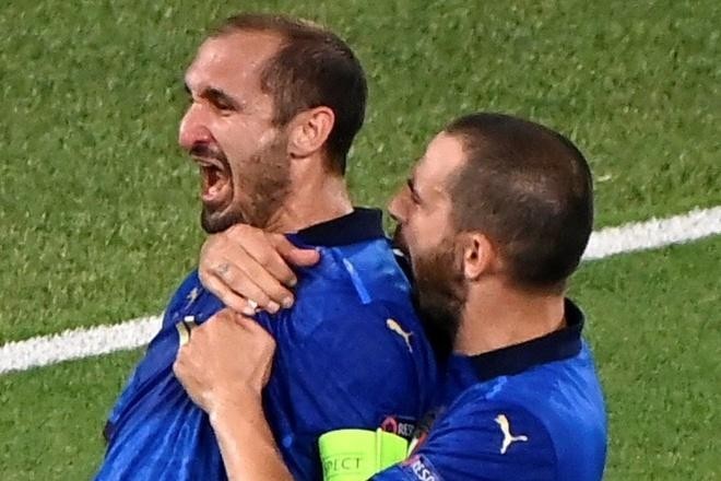 Chiellini và Bonucci được đánh giá là cặp trung vệ hay nhất EURO 2020