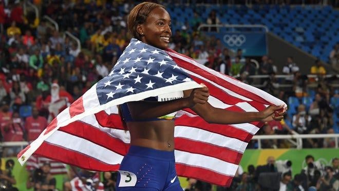 Dalilah Muhammad vô địch 400m rào nữ tại Olympic Rio 2016