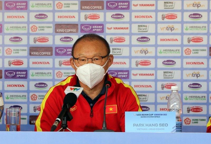HLV Park Hang-seo: 'Không nên so sánh U23 Việt Nam hiện nay với các cầu thủ Thường Châu’ 