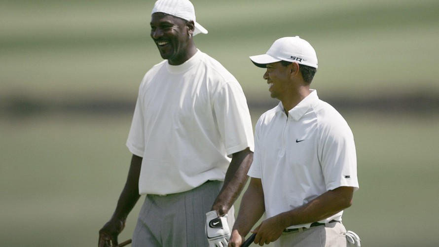 Michael Jordan và Tiger Woods 