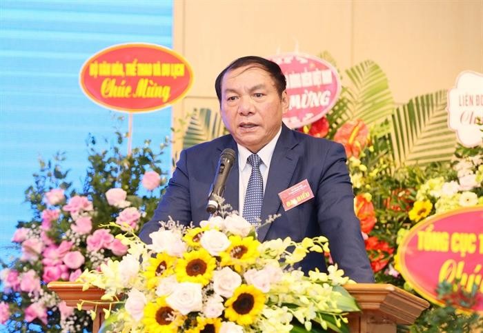 Bộ trưởng Bộ VHTTDL Nguyễn Văn Hùng được bầu làm chủ tịch Ủy ban Olympic Việt Nam khóa VI. Ảnh: Quý Lượng