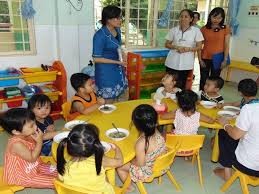 Trường mầm non Hồng Yến nơi xảy ra dịch Tay chân miêng làm 27 trẻ mắc
