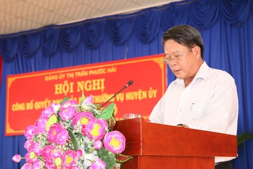 Ảnh: ông Tạ Văn Bửu- nguyên Chủ tịch UBND huyện Đấ Đỏ