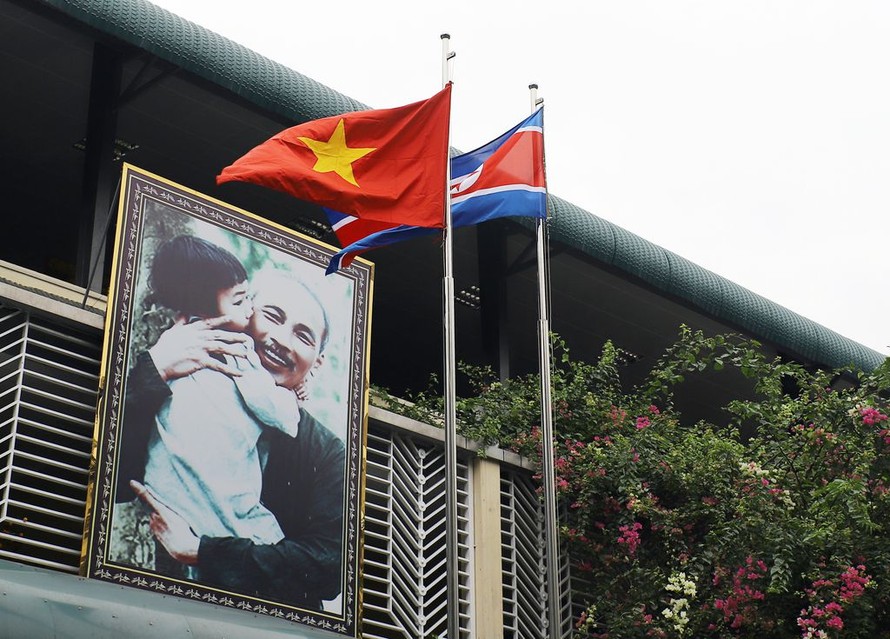 Trường mẫu giáo Việt - Triều độc nhất ở Hà Nội. Ảnh: D.H