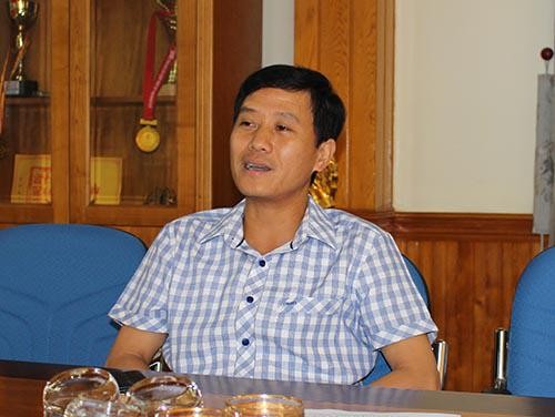 Ông Nguyễn Thanh Huy - Chủ tịch UBND TP Hoà Bình