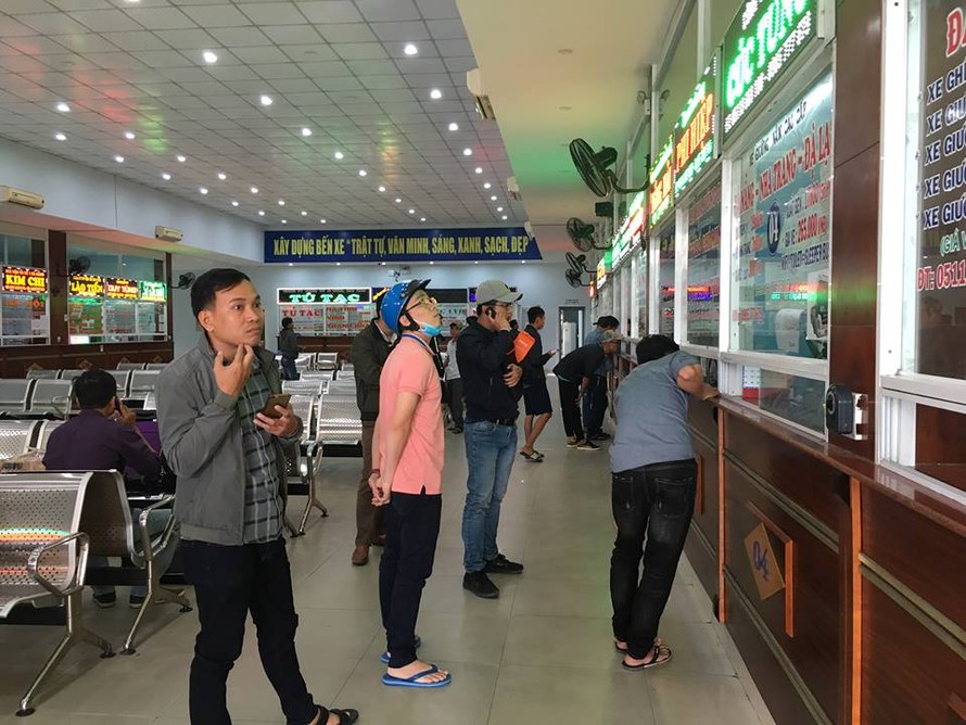 Cháy vé xe khách Đà Nẵng vào các tỉnh phía Nam