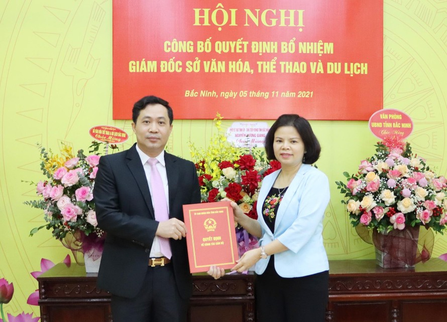 Bắc Ninh có tân Giám đốc Sở Văn hóa, Thể thao và Du lịch và Chánh văn phòng UBND tỉnh