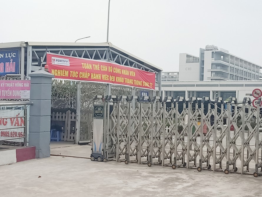 Nhiều doanh nghiệp tại khu công nghiệp Đình Trám (Bắc Giang) thực hiện nghiêm các biện pháp phòng chống dịch
