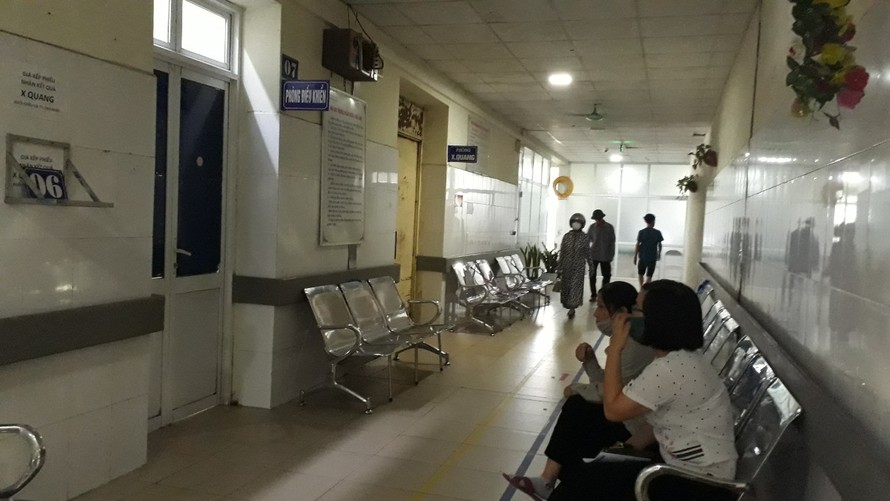 Khu vực phòng chụp X - quang tại Trung tâm Y tế huyện Quế Võ (Bắc Ninh)