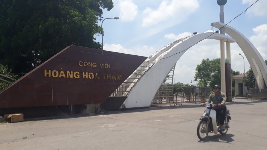 Công viên Hoàng Hoa Thám của tỉnh Bắc Giang