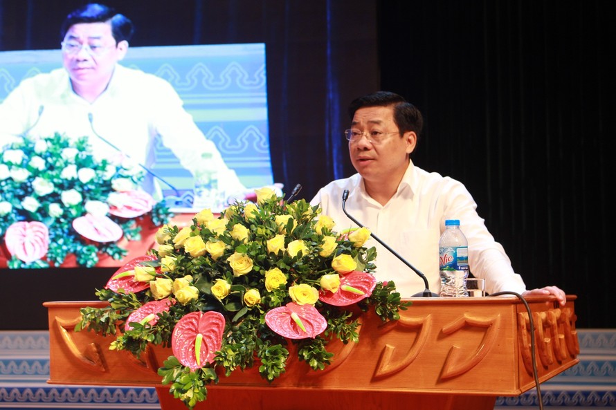 Ông Dương Văn Thái, Chủ tịch tỉnh Bắc Giang chủ trì hội nghị