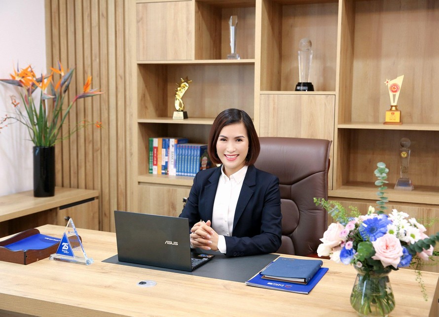 Bà Bùi Thị Thanh Hương, Chủ tịch HĐQT Ngân hàng Quốc dân.