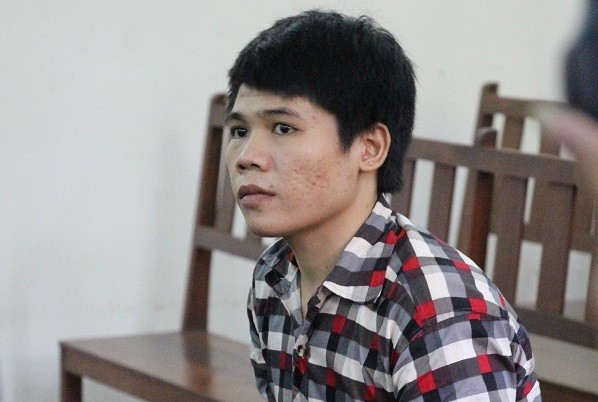 Ảnh: Bị cáo Nguyễn Huy Hữu tại phiên tòa sơ thẩm của TAND TP.HCM ngày 29/9 qua.