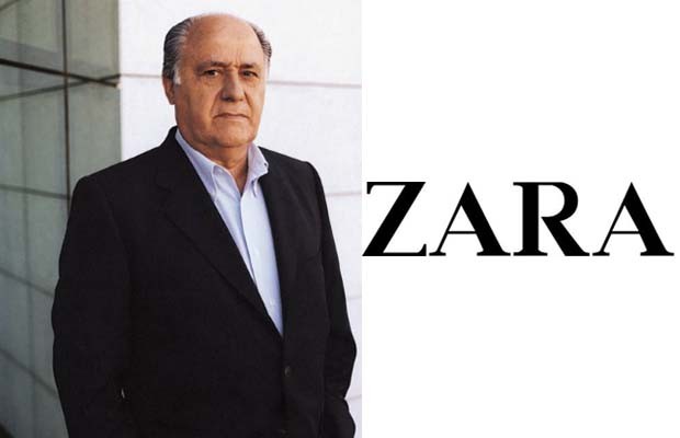 Tỷ phú Amancio Ortega – chủ nhân hãng thời trang Zara.