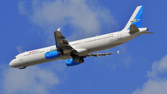 Một chiếc A321 của hãng hàng không Metrojet (Ảnh: Wiki)